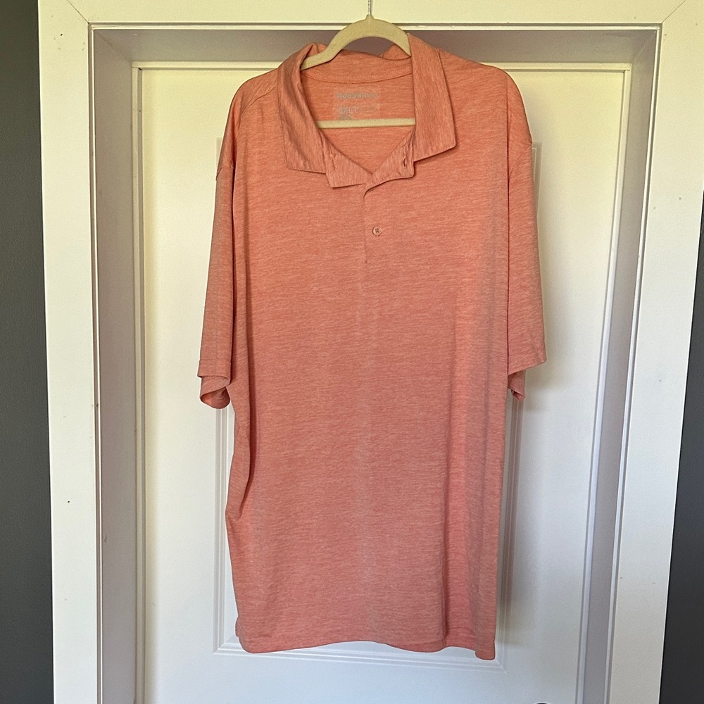 Reebok Men's Salmon Polo Shirt golf